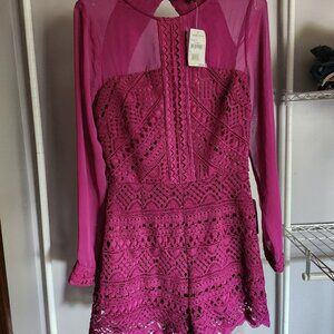 Adelyn Rae LACE Shorts Romper SzS NWT!!